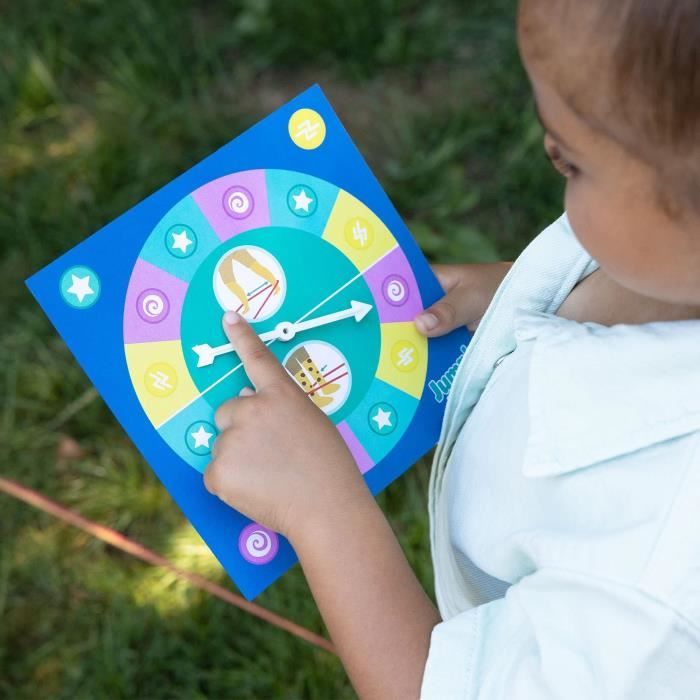 Jeu de cartes Jump! Animals - Sauts a l’élastique pour enfants de 3 ans et plus - SES CREATIVE