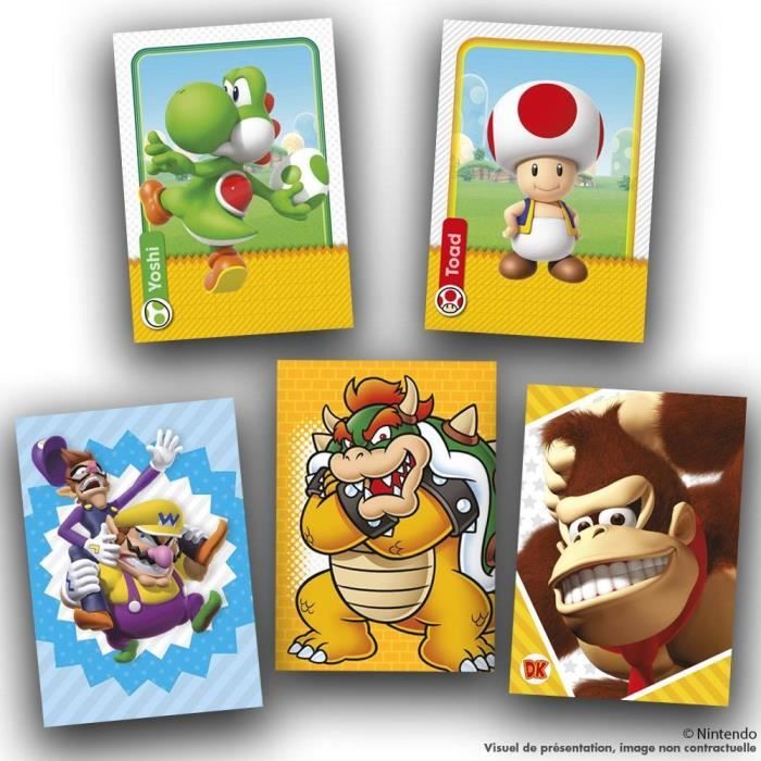 Jeu de cartes - PANINI - Super Mario Trading Cards - Collection de 252 cartes dont 18 en or et 18 en argent