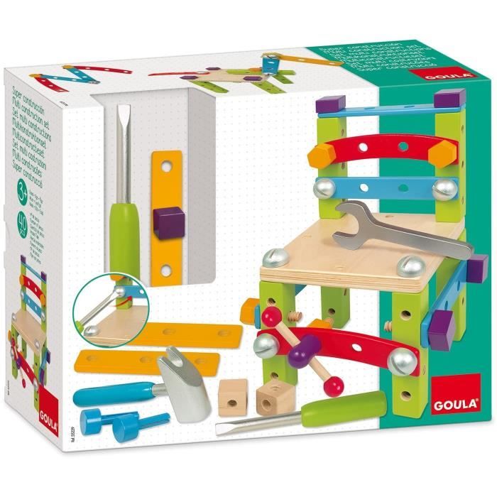 Jeu de construction - GOULA - Set multi constructions - Construisez 7 modeles différents