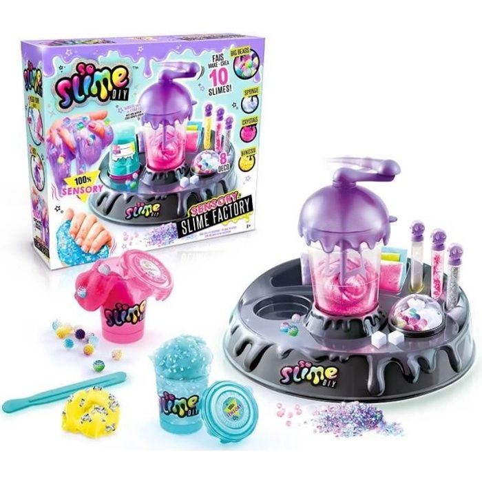 Set de fabrication de slime Canal Toys avec mélangeur violet et accessoires colorés