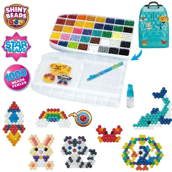 Jeu de perles a repasser - AQUABEADS - 31993 - Sac-a-dos créatif DX