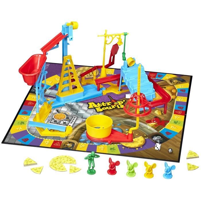 Jeu de plateau Attrap’souris - RAVENSBURGER - Attrap’souris - Jeu de société enfant - 6 ans - Jeu de plateau