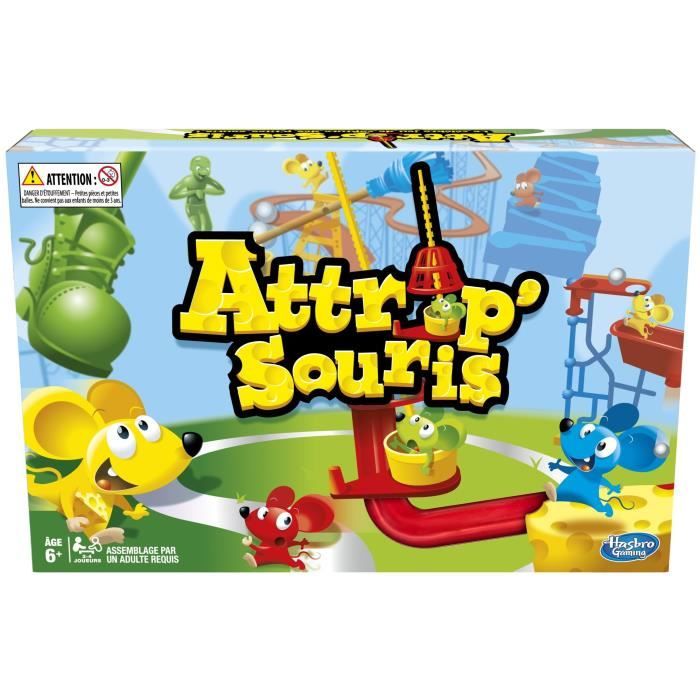 Jeu de plateau Attrap’souris - RAVENSBURGER - Attrap’souris - Jeu de société enfant - 6 ans - Jeu de plateau