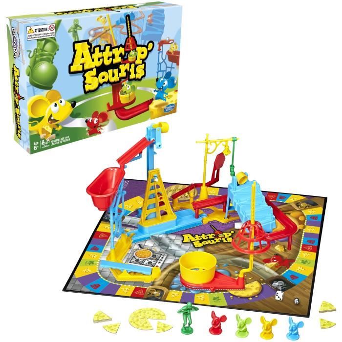 Jeu de plateau Attrap’souris - RAVENSBURGER - Attrap’souris - Jeu de société enfant - 6 ans - Jeu de plateau