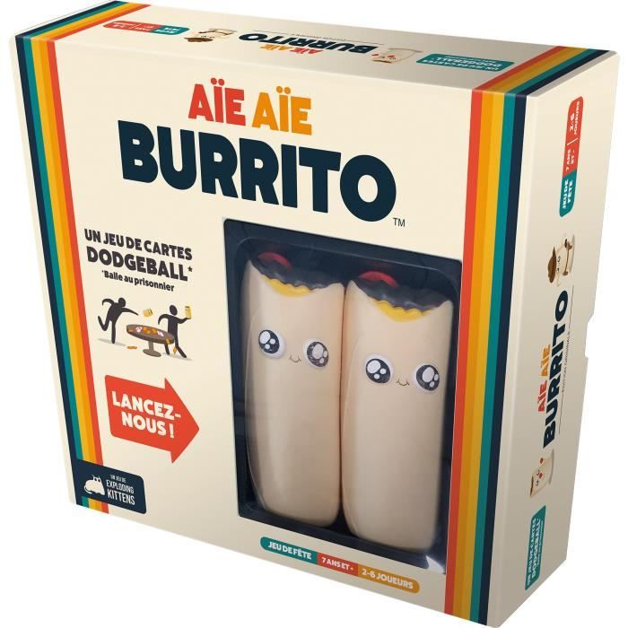 Jeu de société - ASMODEE - Aie Aie Burrito (Edition 2022) - Ambiance - 3 a 6 joueurs