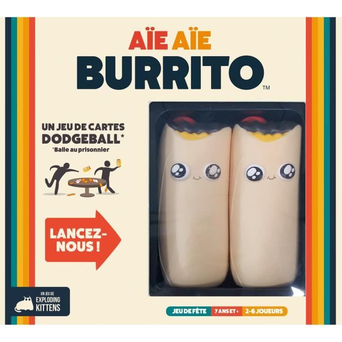 Jeu de société - ASMODEE - Aie Aie Burrito (Edition 2022) - Ambiance - 3 a 6 joueurs