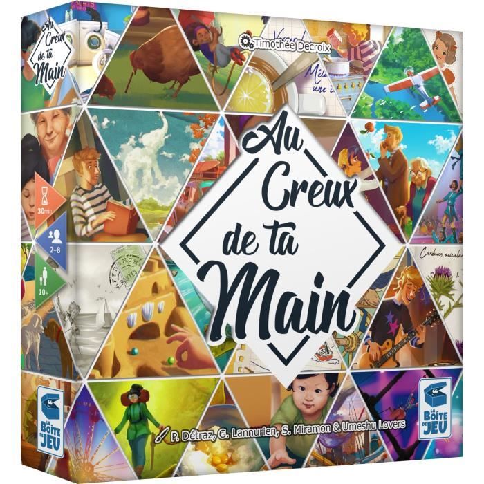 Jeu de société - Au creux de ta main - BlackRock Games - 10 ans - Adulte - 2 joueurs ou plus - Mixte