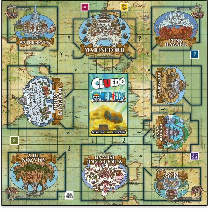 Jeu de société - WINNING MOVES - Cluedo One Piece - Édition spéciale avec l’équipage de Luffy