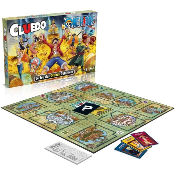 Jeu de société - WINNING MOVES - Cluedo One Piece - Édition spéciale avec l’équipage de Luffy