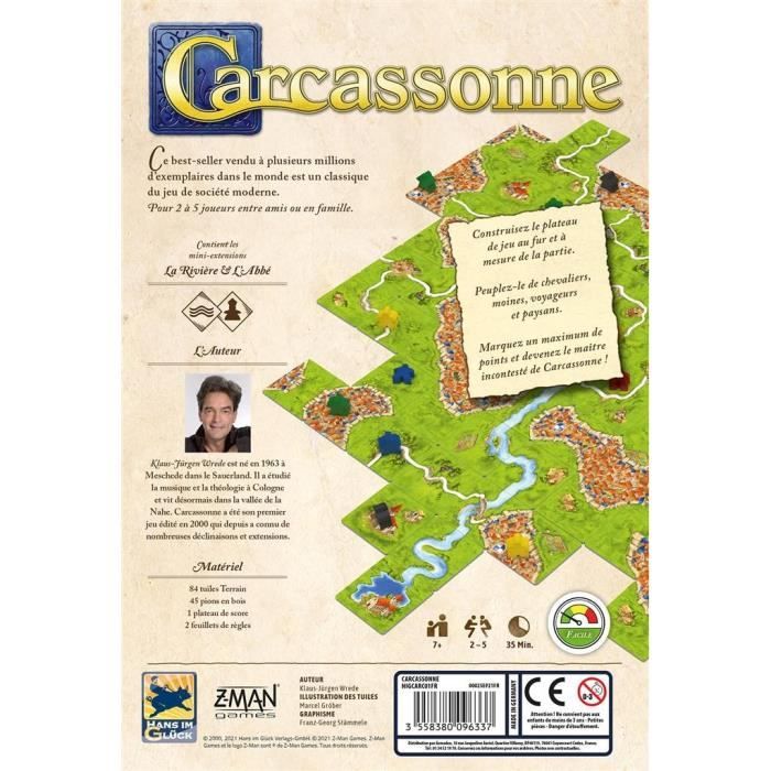 Jeu de société Z-Man Games - Carcassonne