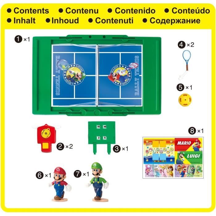 Jeu de Tennis Super Mario Rally - EPOCH Games - Jeu d’ambiance et d’action