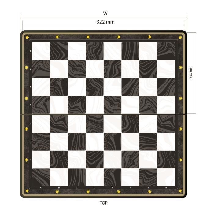 Jeu d’échecs Harry Potter magnétique pliable