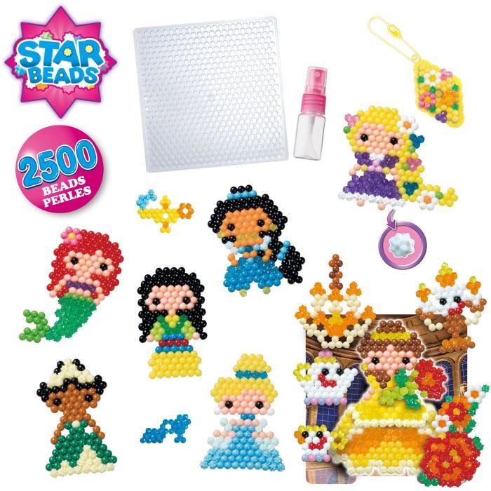 Jouet AQUABEADS - Princesses Disney - Recrée les scenes de tes films préférés - Rose - Mixte - Enfant - 4 ans