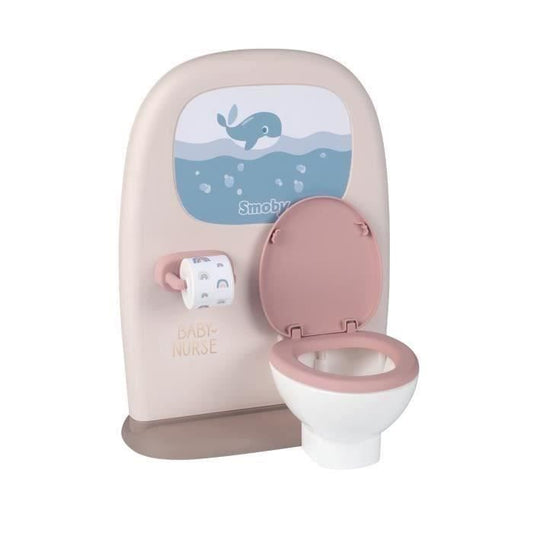 Jouet pour enfant - Smoby - Baby Nurse - Lavabo et toilettes - Effet carrelage - Accessoires inclus