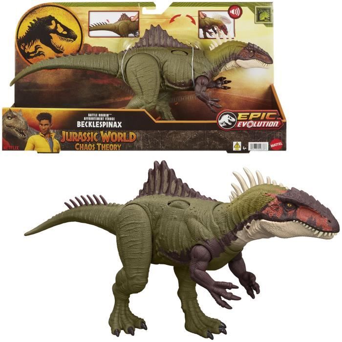 Jurassic World-Affrontement Féroce-Figurine articulée Becklespinax HXF52