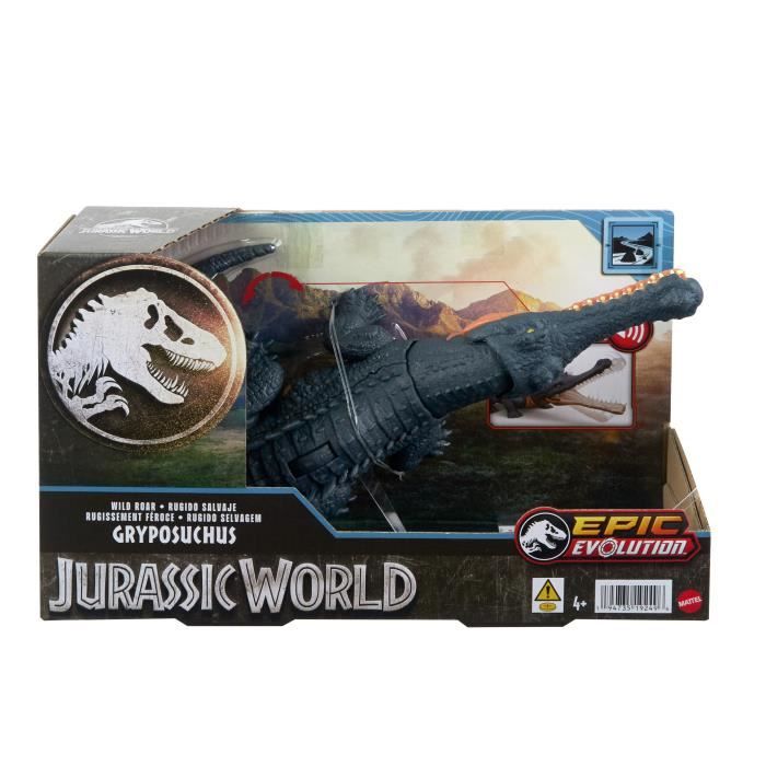 Jurassic World-Gryposuchus Rugissement Féroce-Figurine articulée HTK71