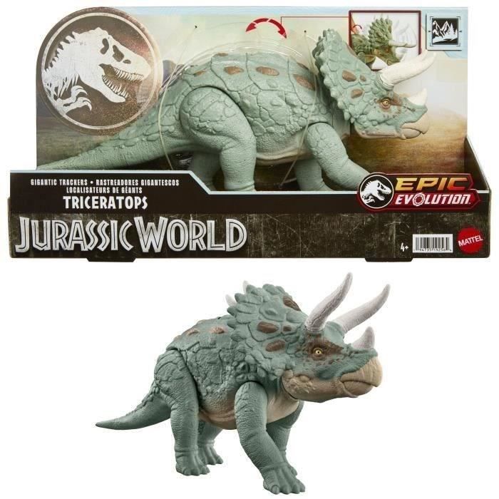 Jurassic World-Tricératops géant-Figurine articulée grande espece HTK79