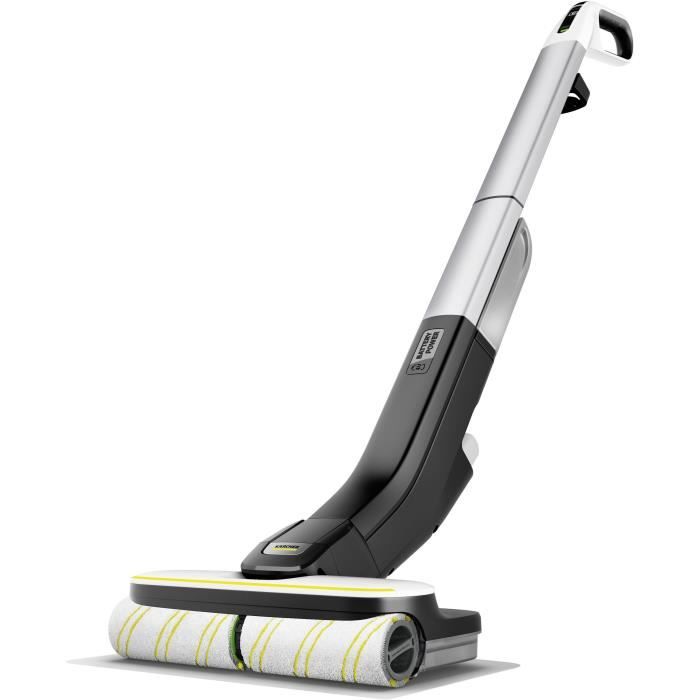 KARCHER FC 4-4 - Nettoyeur de sols - Récupere les saletés seches et humides en un seul passage - Batteries amovibles