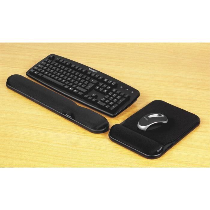 Kensington Tapis de souris en gel - Réglable en hauteur - Noir - Paloma Tech