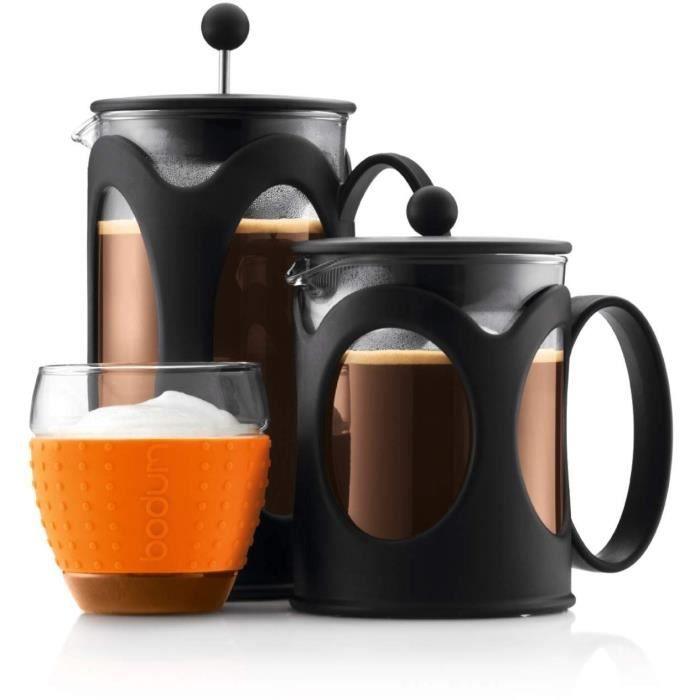 KENYA - Cafetiere a piston BODUM , 8 tasses, 1.0 l - Paloma Tech