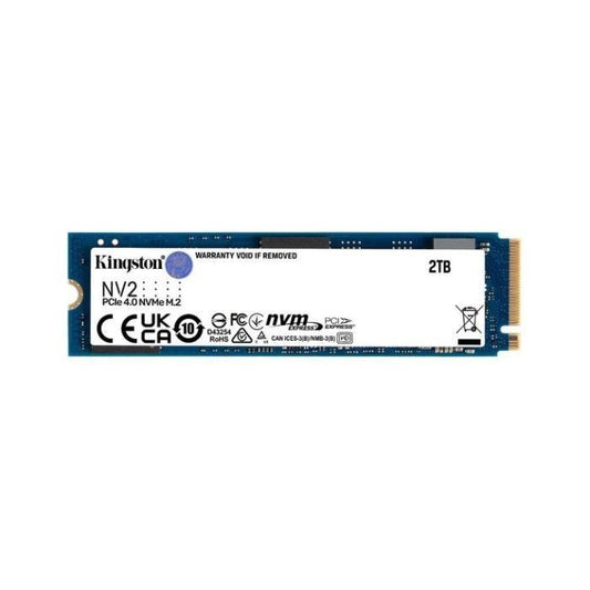 KINGSTON TECHNOLOGY Disque dur - SSD NV2 - 2To interne - M.2 2280 PCIe 4.0 NVMe - Bleu - Paloma Tech