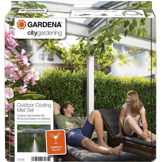 Kit brumisateur pour terrasses et balcons GARDENA - Débit max 13l/h - Kit complet pret a l'emploi GARDENA