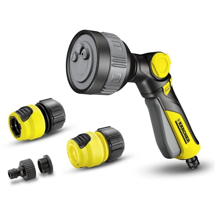 Kit de pistolet d'arrosage multifonctions KARCHER - 4 formes de jets KARCHER