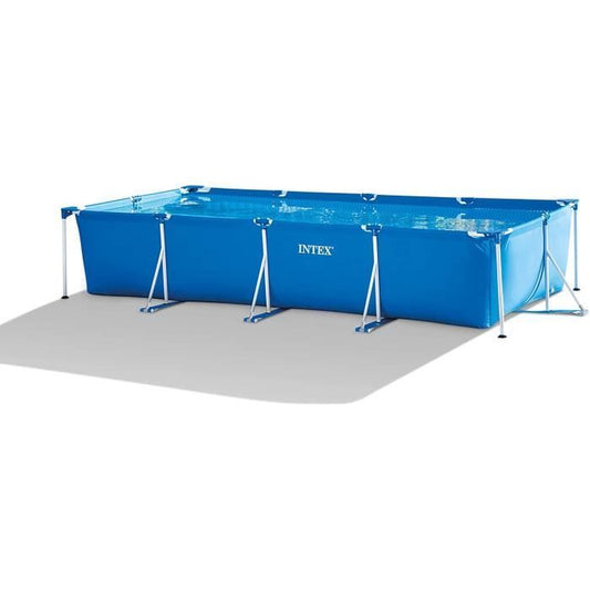 Kit Piscine hors sol tubulaire INTEX - Metal Frame - 450 x 220 x 84 cm - Rectangulaire (Livrée avec une pompe) - 28274FR