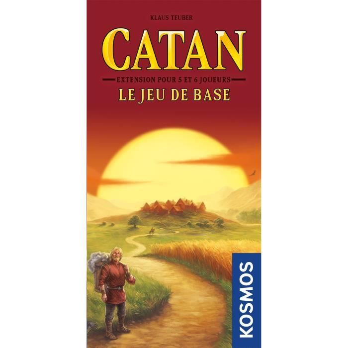 Kosmos - Catan - Le Jeu de Base - Extension: 5/6 Joueurs (Edition 2022) - A partir de 10 Ans - 5 a 6 Joueurs - 90 Min