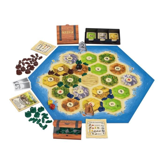 Kosmos - Catan - Le Jeu de Base - Extension: 5/6 Joueurs (Edition 2022) - A partir de 10 Ans - 5 a 6 Joueurs - 90 Min