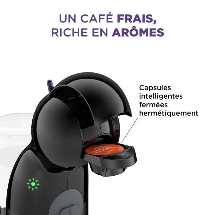 KRUPS Nescafé Dolce Gusto Machine a café + 6 boites de 12 capsules de café Compact Pression 15 bars Mode éco