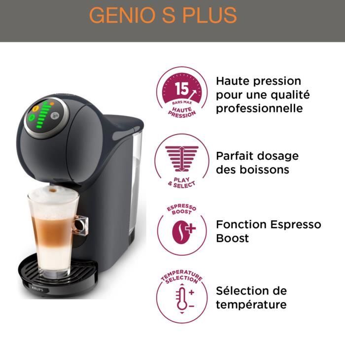 KRUPS Nescafé Dolce Gusto Machine a café multi-boissons Compact Haute pression Fonction XL Arret automatique Genio S