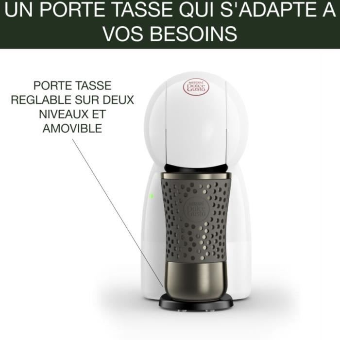 KRUPS Nescafé Dolce Gusto Machine a café multi-boissons Ultra compact Intuitive Piccolo XS blanche YY5218FD