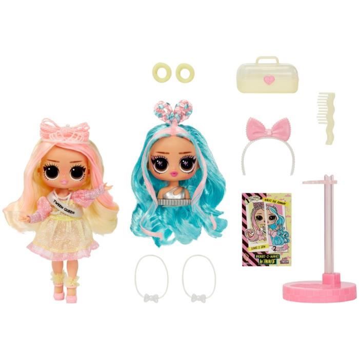 L.O.L. Surprise Tweens Surprise Swap Fashion Doll - Braids-2-Waves Winnie - 1 poupée Tweens 17cm 1 mini tete a coiffer