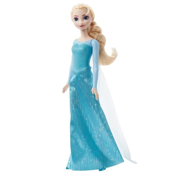 La Reine des Neiges Elsa-Mattel Poupée Disney avec habillage et accessoires HLW47