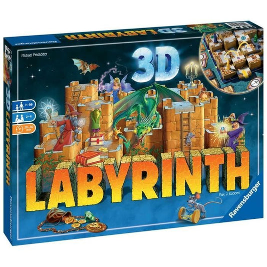 Labyrinthe 3D Jeux de société Famille et Enfants De 2 a 4 Joueurs a partir de 7 ans 26113 Ravensburger