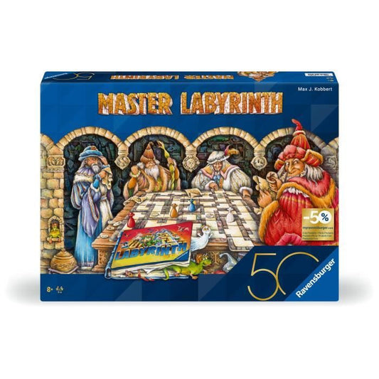 Labyrinthe Master Jeux de société Jeu de réflexion famille 2 a 4 joueurs des 8 ans 22792 Edition 50 ans Ravensburger