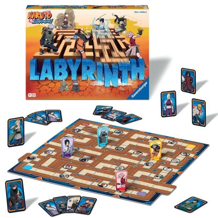 Labyrinthe Naruto jeux de société Naruto Shippuden Des 7 ans 27557 Ravensburger