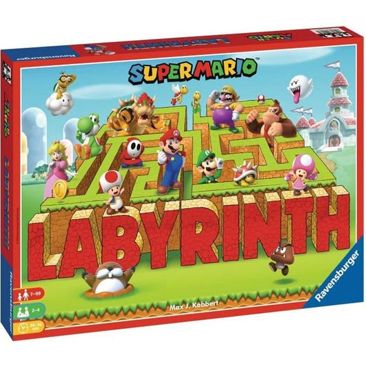 Labyrinthe SUPER MARIO Jeu de société famille Chasse au trésor dans un labyrinthe en mouvement Des 7 ans Ravensburger