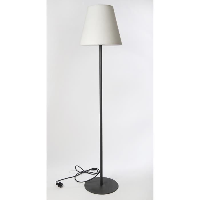 Lampadaire lumineux extérieur - LUMISKY - 150cm - Acier et polyéthylene - Blanc froid LUMISKY