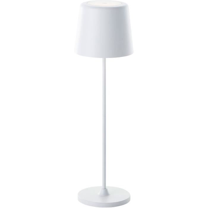 Lampe a poser LED KAAMI BRILLIANT  - 2W - IP44 - Métal et plastique - Blanc mat BRILLIANT