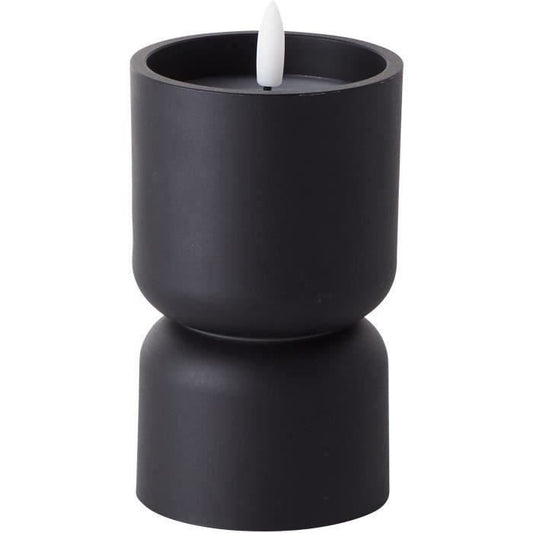 Lampe de table d'extérieur - BRILLIANT - LOVERE - Forme bougie - Plastique - 3 W - Noir BRILLIANT