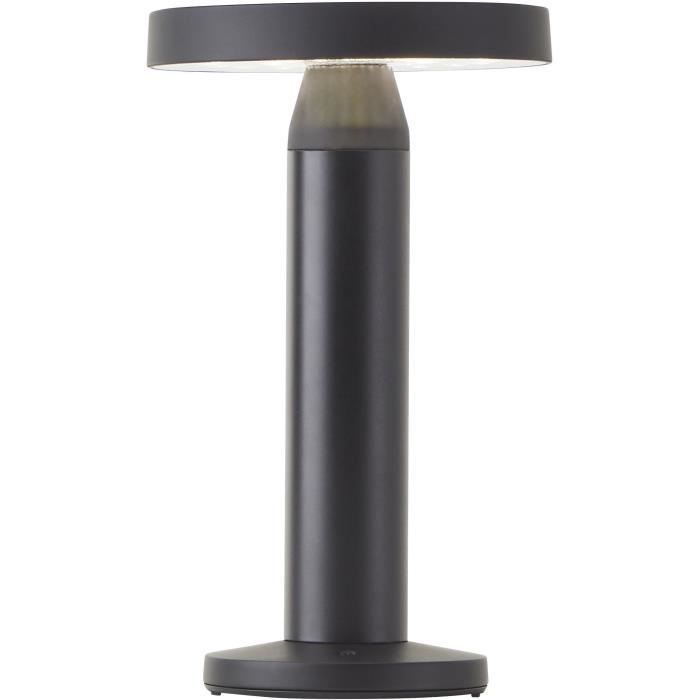 Lampe de table d'extérieur - BRILLIANT - MAGUA - LED et solaire - Métal et plastique - 5 W - Noir BRILLIANT