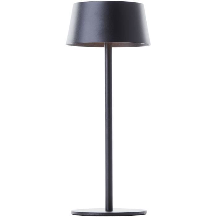 Lampe de table d'extérieur - BRILLIANT - PICCO - LED et solaire - Métal et plastique - 5 W - Noir dépoli BRILLIANT