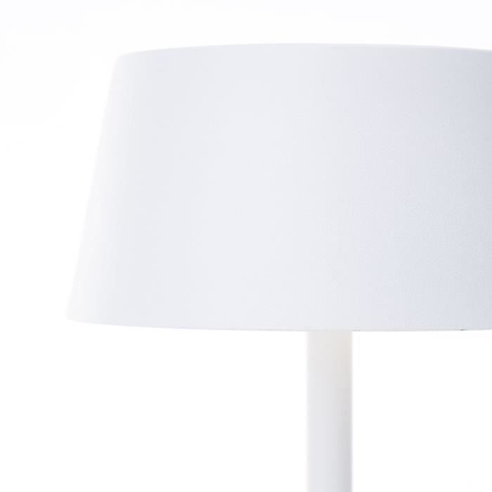 Lampe de table d'extérieur - BRILLIANT - PICCO - LED et solaire - Métal et plastique - 5 W - Blanc BRILLIANT