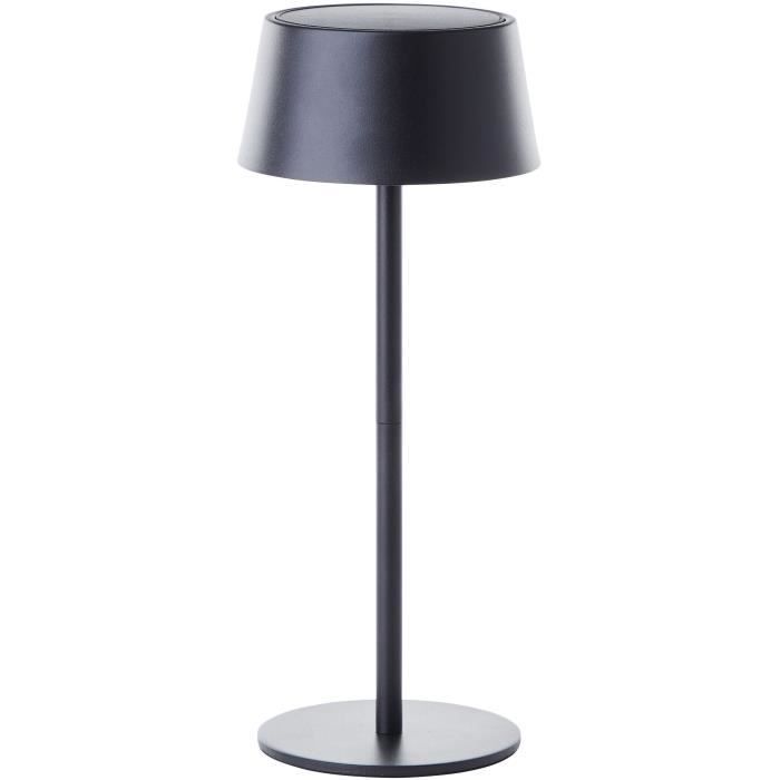 Lampe de table d'extérieur - BRILLIANT - PICCO - LED et solaire - Métal et plastique - 5 W - Noir dépoli BRILLIANT