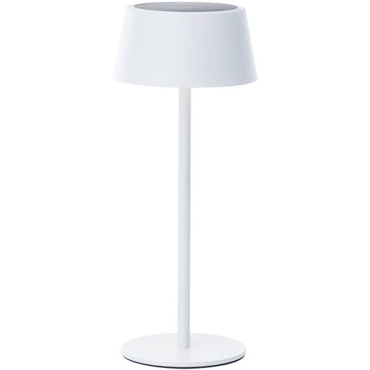 Lampe de table d'extérieur - BRILLIANT - PICCO - LED et solaire - Métal et plastique - 5 W - Blanc BRILLIANT