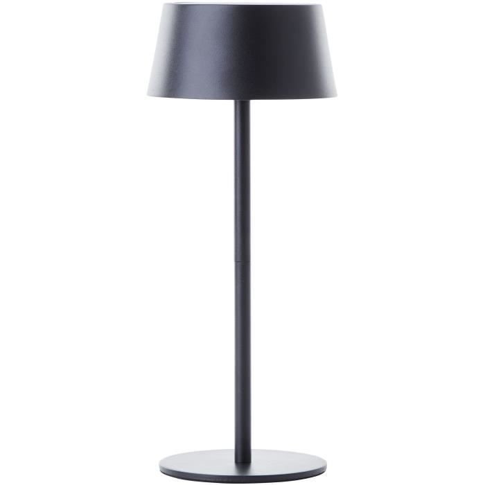 Lampe de table d'extérieur - BRILLIANT - PICCO - LED et solaire - Métal et plastique - 5 W - Noir dépoli BRILLIANT