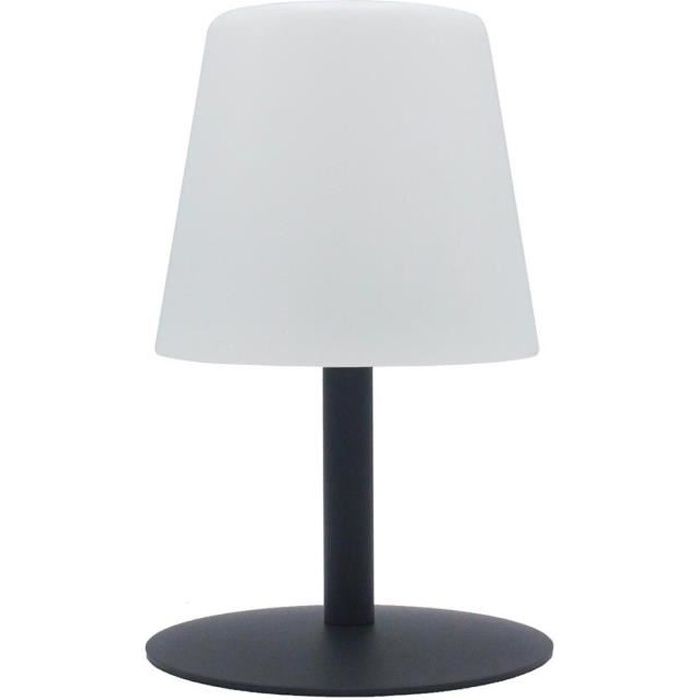 Lampe de table LED sans fil Standy Mini Rock - Lumisky - H 25 cm - Gris et blanc LUMISKY