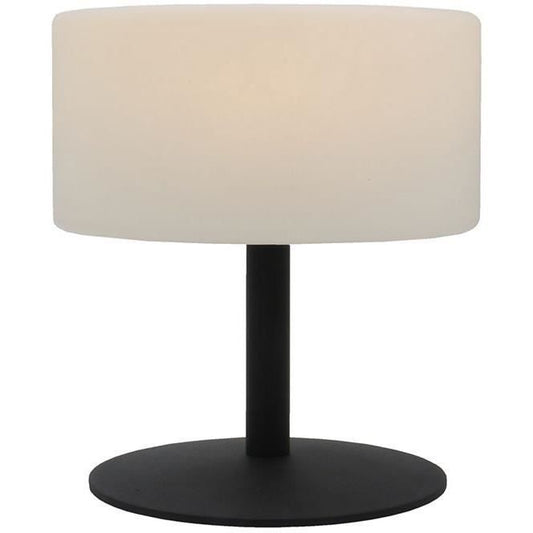 Lampe de table sans fil - LUMISKY - ATLAS Rock - H20 cm - Pied en acier - Gris - LED blanc chaud et blanc LUMISKY